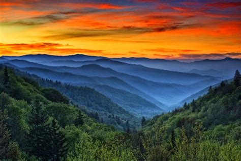 Smoky Mountain National Park National Park Maps Tourist Map National