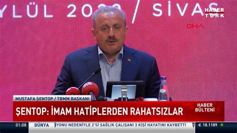 TBMM Başkanı Mustafa Şentop Sivas ta konuştu Video