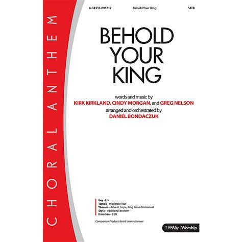 Behold Your King Downloadable Listening Track Lifeway