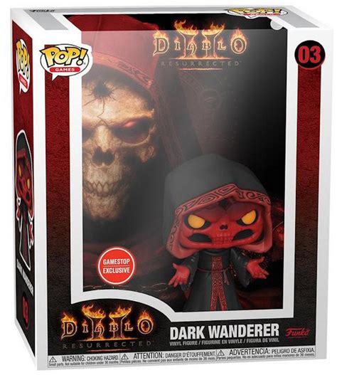 Funko Pop Games Diablo 2 Resurrected Dark Wanderer Gamestop Exclusive