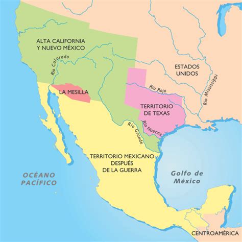 México Cronología De Un Despojo Territorial Hispanoamérica Unida