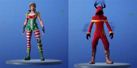 Fortnite Christmas Skins Leaked In Latest 710 Patch