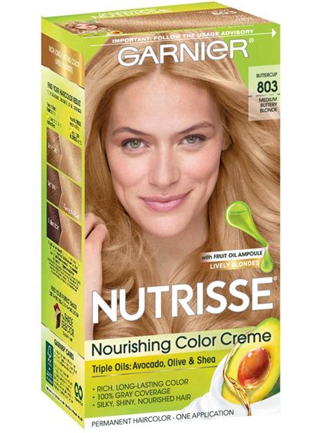 Light hair adds some softness to your style as well as tenderness and dreaminess. Nutrisse Color Creme - Medium Buttery Blonde Hair Color ...