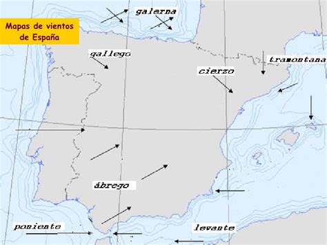 Geografía De España 2º Bach Mapas Elementos Y Factores Del Clima