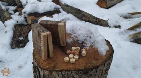 Norse Runes Elder Futhark Runes Cool Pipes Wooden Board Games
