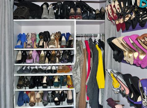 You can easily place it in a closet or in an empty corner wherever some space is available. Toronto Shoe Closet with DIY shoe Storage inspired by ...