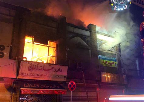 علت آتش‌سوزی در مغازه‌های ضلع غربی پلاسکو شوک آنلاین