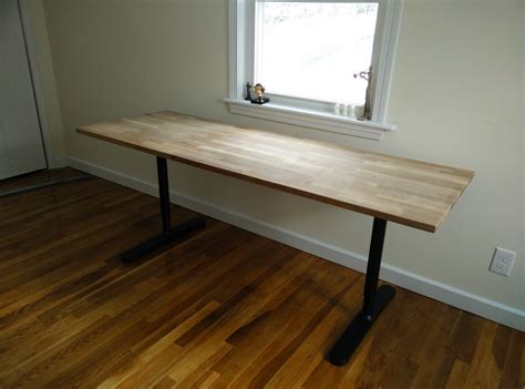 Butcher Block Countertop Table (IKEA Hack) : 4 Steps (with Pictures) - Instructables