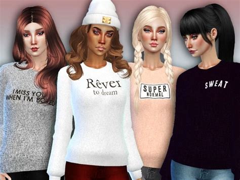 Simlarks R Ver Sweaters Spa Day Gp Needed Warm Outfits Sweater