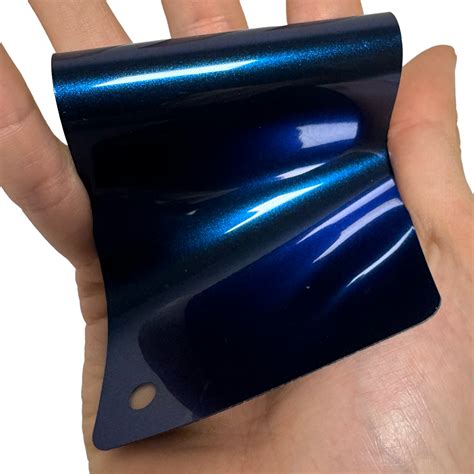 Gloss Metallic Midnight Blue Car Wrap Raxtify
