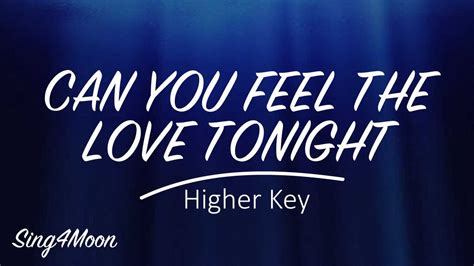 Can You Feel The Love Tonight The Lion King Karaoke Instrumental
