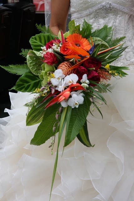 The Flower Magician Totally Tropical Wedding Bouquet