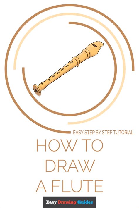 How To Draw A Flute Really Easy Drawing Tutorial
