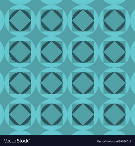 Geometric Patterns Circle And Square Shapelight Vector Image