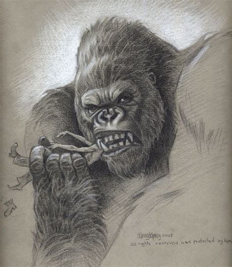Awesom King Kong Drawing King Kong Amino Amino