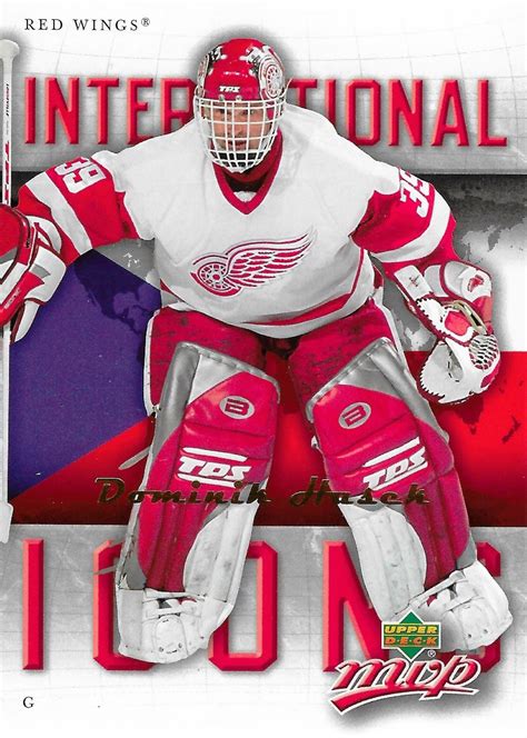 During his years in buffalo, he became the league's finest goaltender, earning him the nickname 'the dominator'. Card Boarded: Dominik Hasek: Card Show Pickups