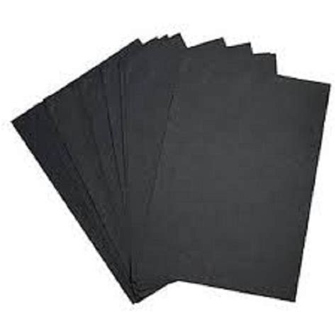 Embossing Eco Friendly And Rectangular Extra Smooth Plain Black A4 Size