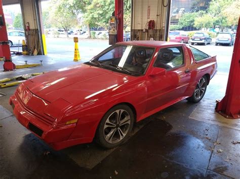 1988 Chrysler Conquest Tsi Hatchback Red Rwd Manual Mitsubishi Starion