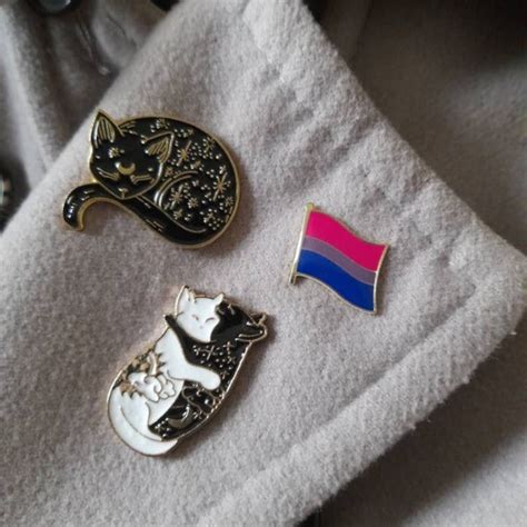 Bisexual Pride Pin Bi Pride Flag Pin Subtle Bisexual Etsy Uk