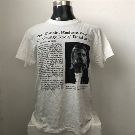 Vintage Vintage Kurt Cobain Tee Grailed