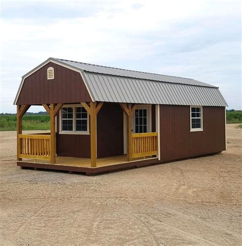 Deluxe Lofted Cabin United Portable Buildings Faithful Structures