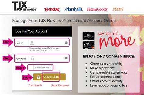 Tjmaxx Credit Card Account Login Access In 2023 1 Tech