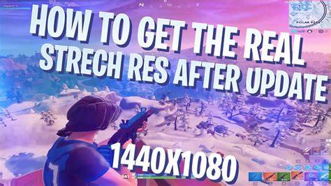 How To Play The Real Stretch Reselution 1440x1080 After Update830