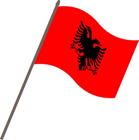 Albania Bandera País Gráficos Vectoriales Gratis En Pixabay Pixabay