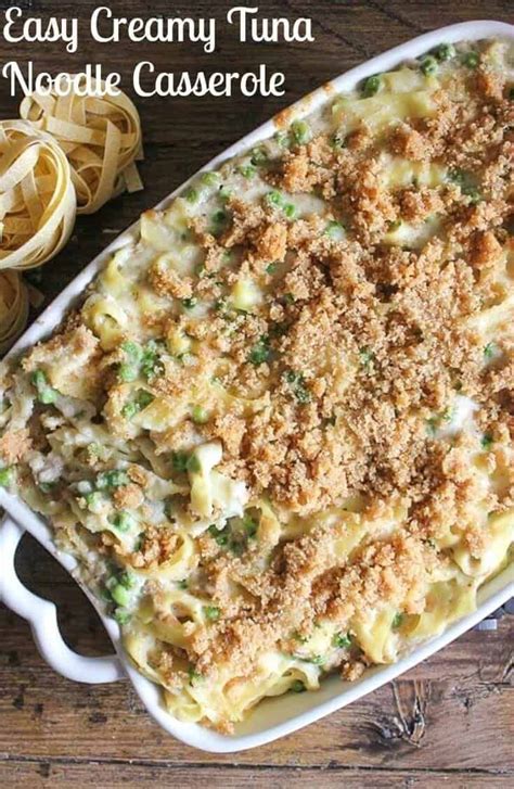 It was an absolute hit . Easy Creamy Tuna Noodle Casserole, quick, easy, healthy ...