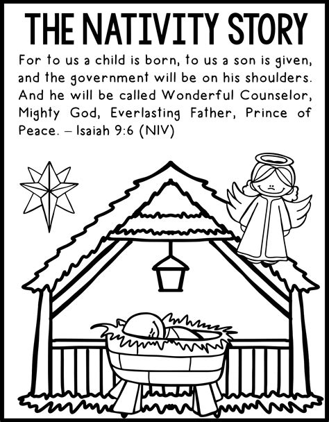 7 Best Images Of Nativity Story Printable Book Printable Nativity