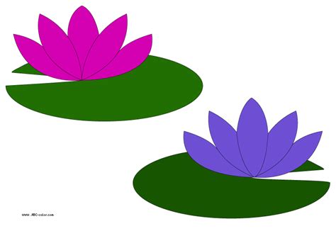 Lily Pad Flower Clip Art Clipart Best
