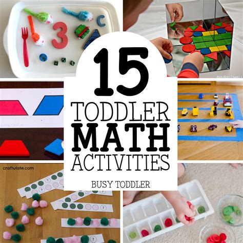 15 Toddler Math Activities Busy Toddler