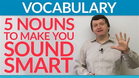 Afraid that turnitin might hurt your final mark? 5 nouns to make you sound smart · engVid
