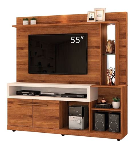 Rack Tv Modular Led Lcd Muebles Living Murano 15455 683500 En