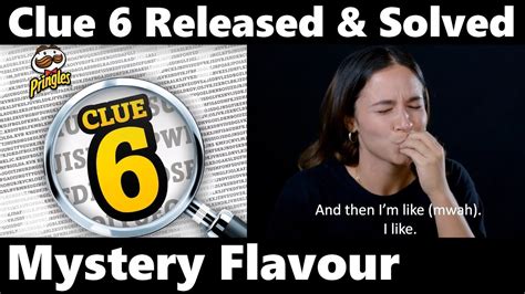 Mystery Pringles Flavour 2019 Clue 6 Released And Solved Youtube