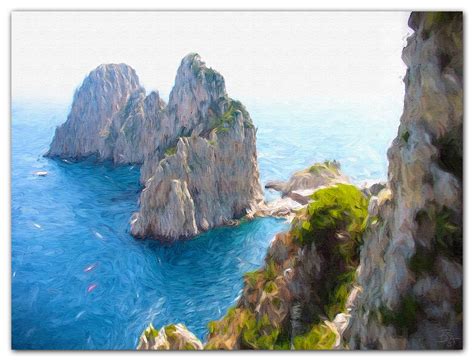Capri Seascape Painting