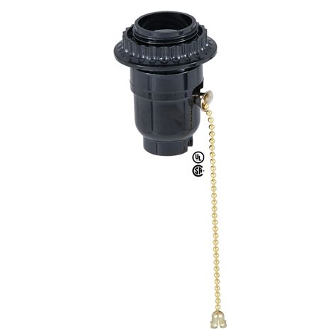 Bandp Lamp® Plastic Pull Chain Socket With Retaining Ring