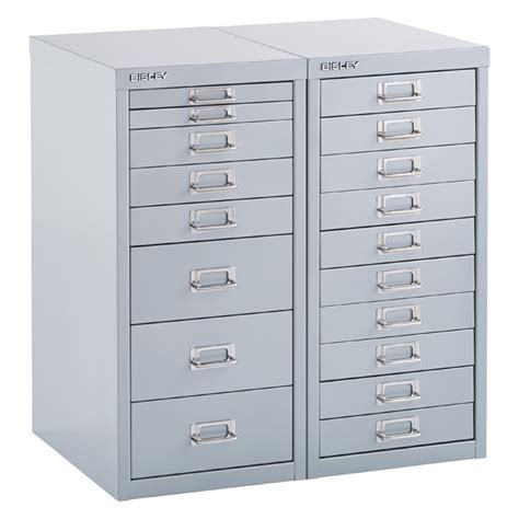 The 15 1/4 x 14 3/4 x 16 (13.34 x 37.47 x 40.64 cm) infinite divider storage (ids) system cabinet. Bisley Silver 8- & 10-Drawer Collection Cabinets | The ...