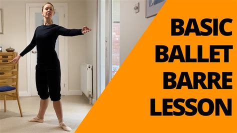 Basic Ballet Barre Lesson For You Youtube