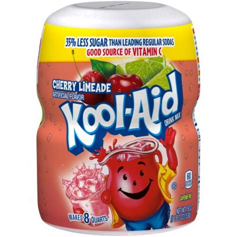 Kool Aid Cherry Limeade Powdered Drink Mix 19 Oz Kroger