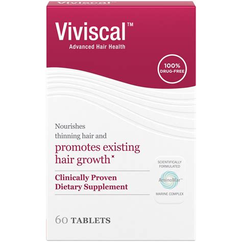 Viviscal Advanced Hair Health Dietary Supplements 60 Tablets