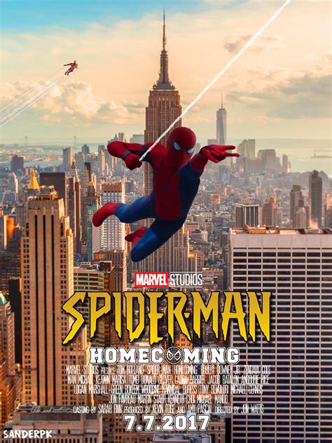 Spider Man Homecoming Movie Poster By Sanderpk On Deviantart