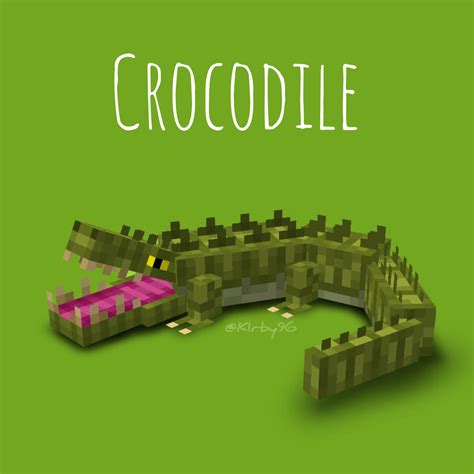 Crocodile Minecraft Bedrock Mod Minecraft