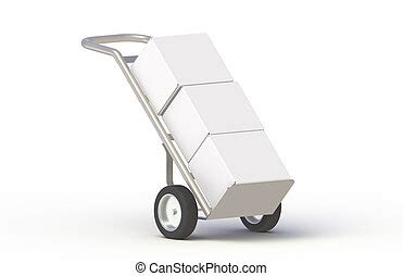 Hand Truck Stock Illustrations Hand Truck Clip Art Images And