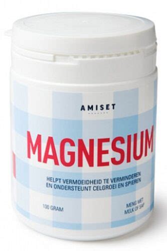 Amiset Magnesium Poeder Gr Welkmagnesium Nl