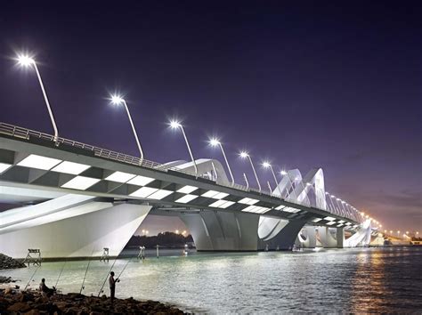 Lighting Design For Sheikh Zayed Bridge Abu Dhabi Uae Lighting Magazine