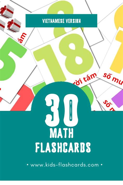 30 Free Vietnamese Math Flashcards Pdf