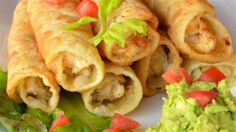 These chicken flautas are filled with chicken, salsa, and cheese and baked in the oven until crispy. Easy Chicken Flautas Recipe - Allrecipes.com