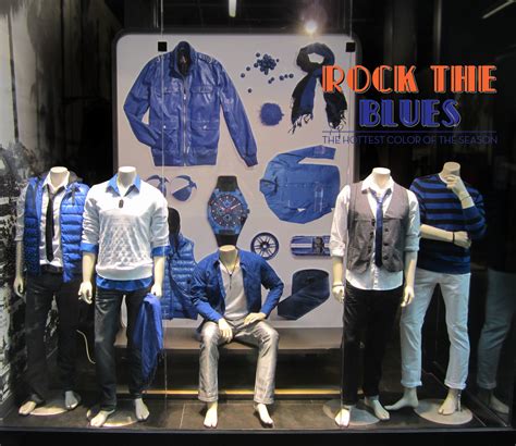 G By Guess Fashion Window Display Rock The Blues Guess Fashion