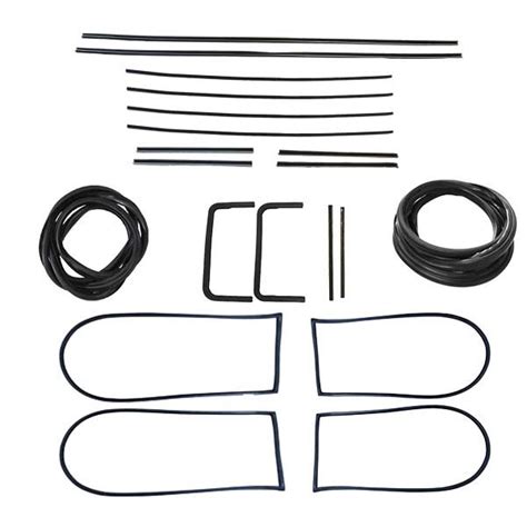 Steele Rubber Products Glass Weatherstrip Kit Car Restoration Steele Rubber Products